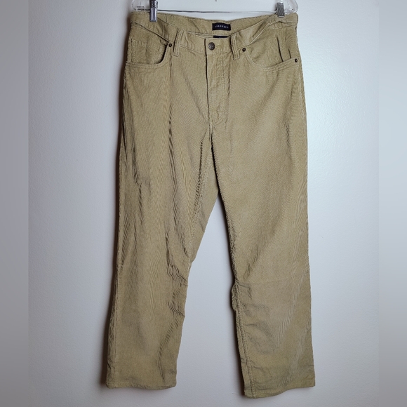 Lands' End Men's Traditional Fit Comfort-First Washed Corduroy Pants, Sz 34 - Picture 2 of 10